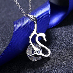 2 Carat Moissanite 925 Sterling Silver Necklace - Admiresty