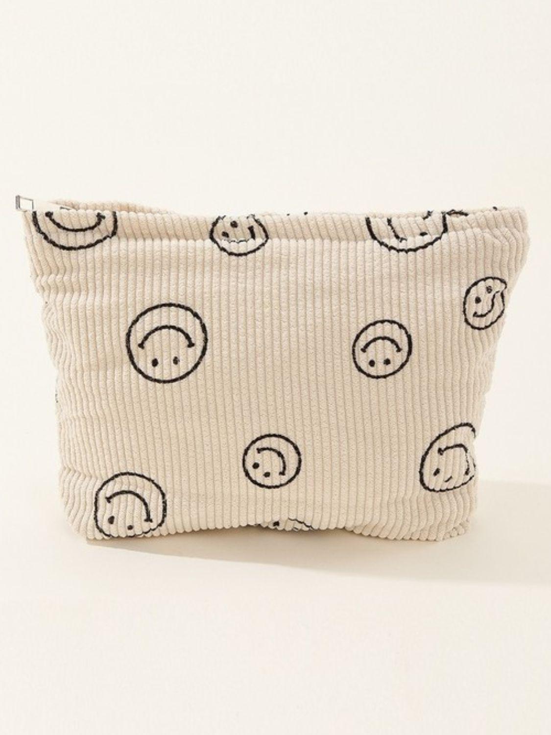Zenana Corduroy Smile Clutch Bag