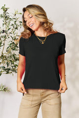 Basic Bae Full Size Round Neck Short Sleeve T - Shirt - Admiresty