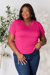 Basic Bae Full Size Round Neck Short Sleeve T - Shirt - Admiresty