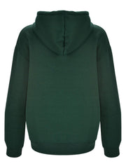 Letter Graphic Zip Up Long Sleeve Hooded Jacket